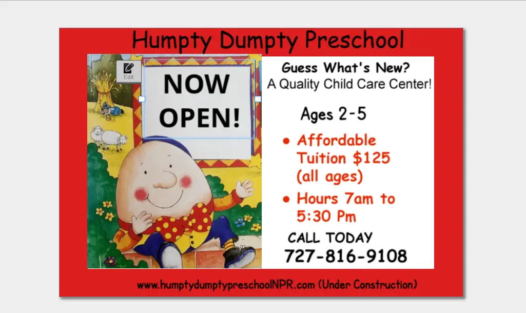 The Humpty Dumpty Preschool