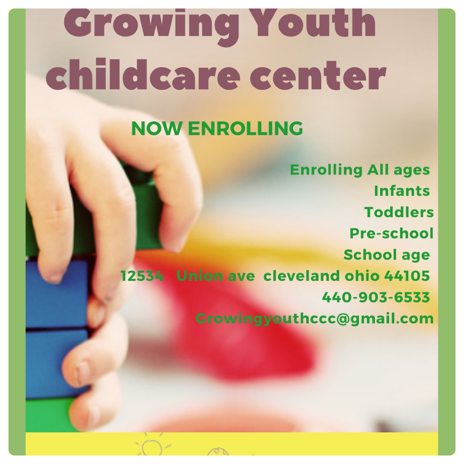 GROWING YOUTH CHILDCARE