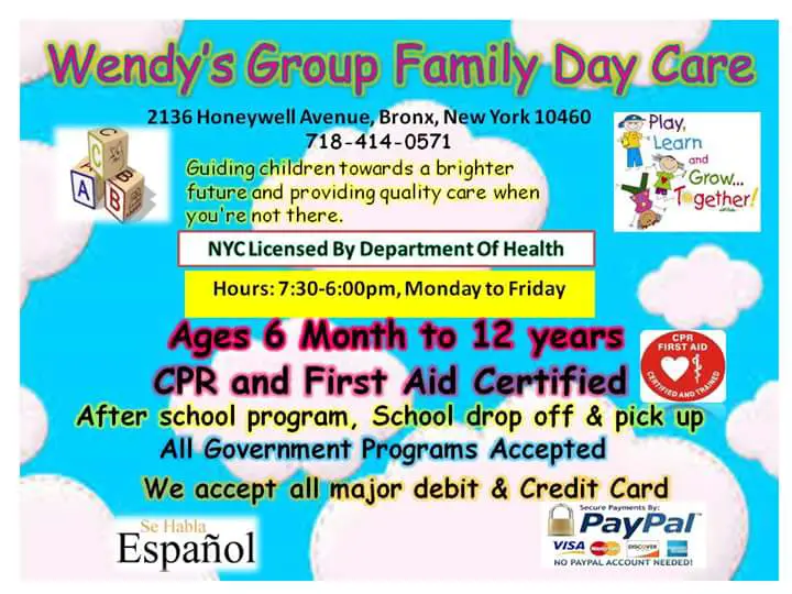 Wendy Group Family Day care