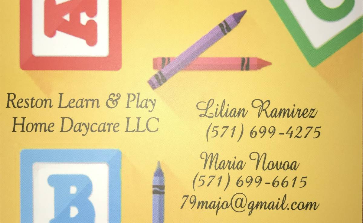 Reston Learn & Play Home Daycare