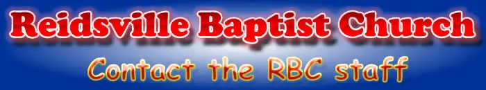 REIDSVILLE BAPTIST CHURCH CHILD CARE CENTER